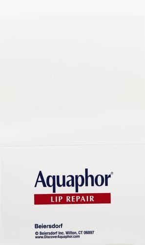 Aquaphor Aquaphor Lip Repair Lip Balm with Sunscreen, Lip Protectant, Lip Balm SPF 30, 0.35 Oz Tube (Pack of 2)
