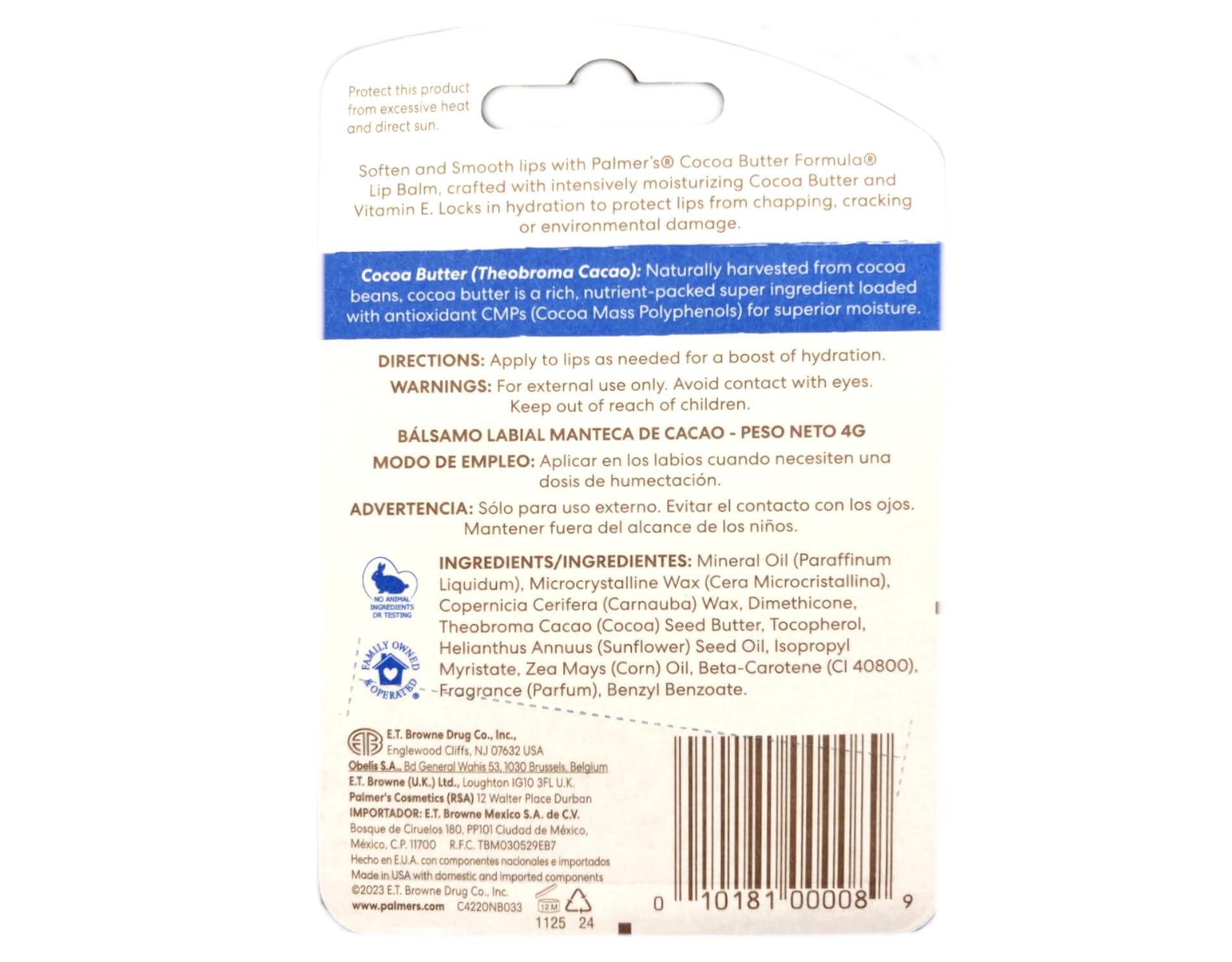 Med-Choice PALMER\'S Cocoa Butter Lip Balm (12 Count)