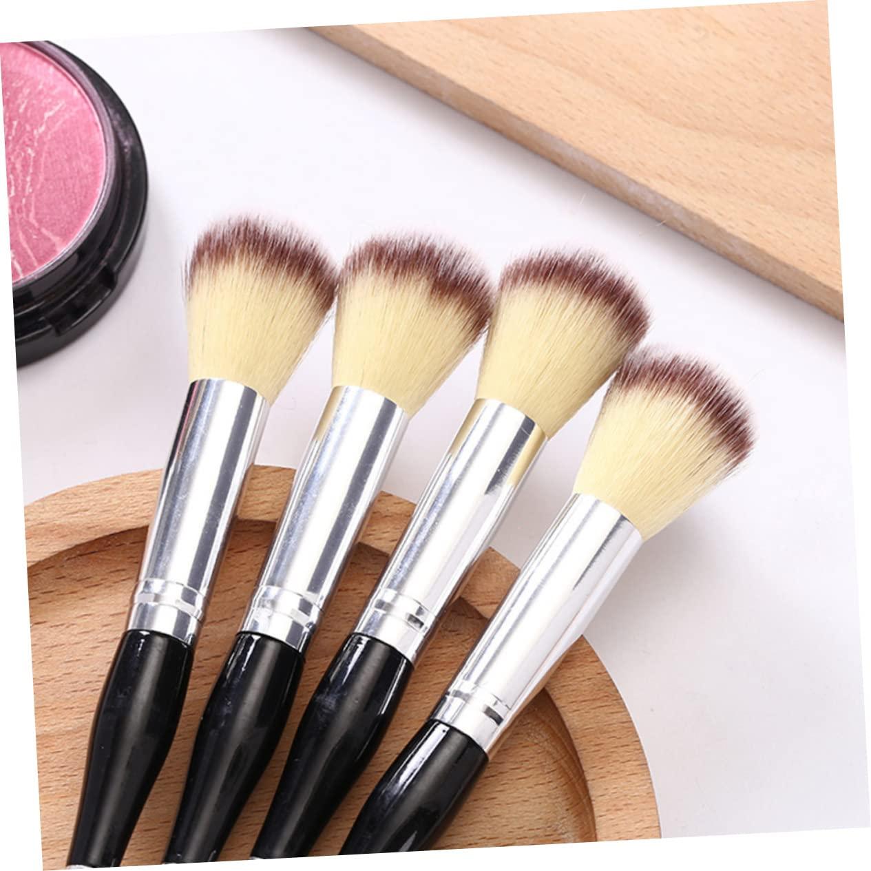 Mikinona Mikinona Duo Foundation Makeup Brush Double Headed Makeup Brush 2PCS Loose Powder Brush Blending Eye Shadow Brush Makeup Tool Kit