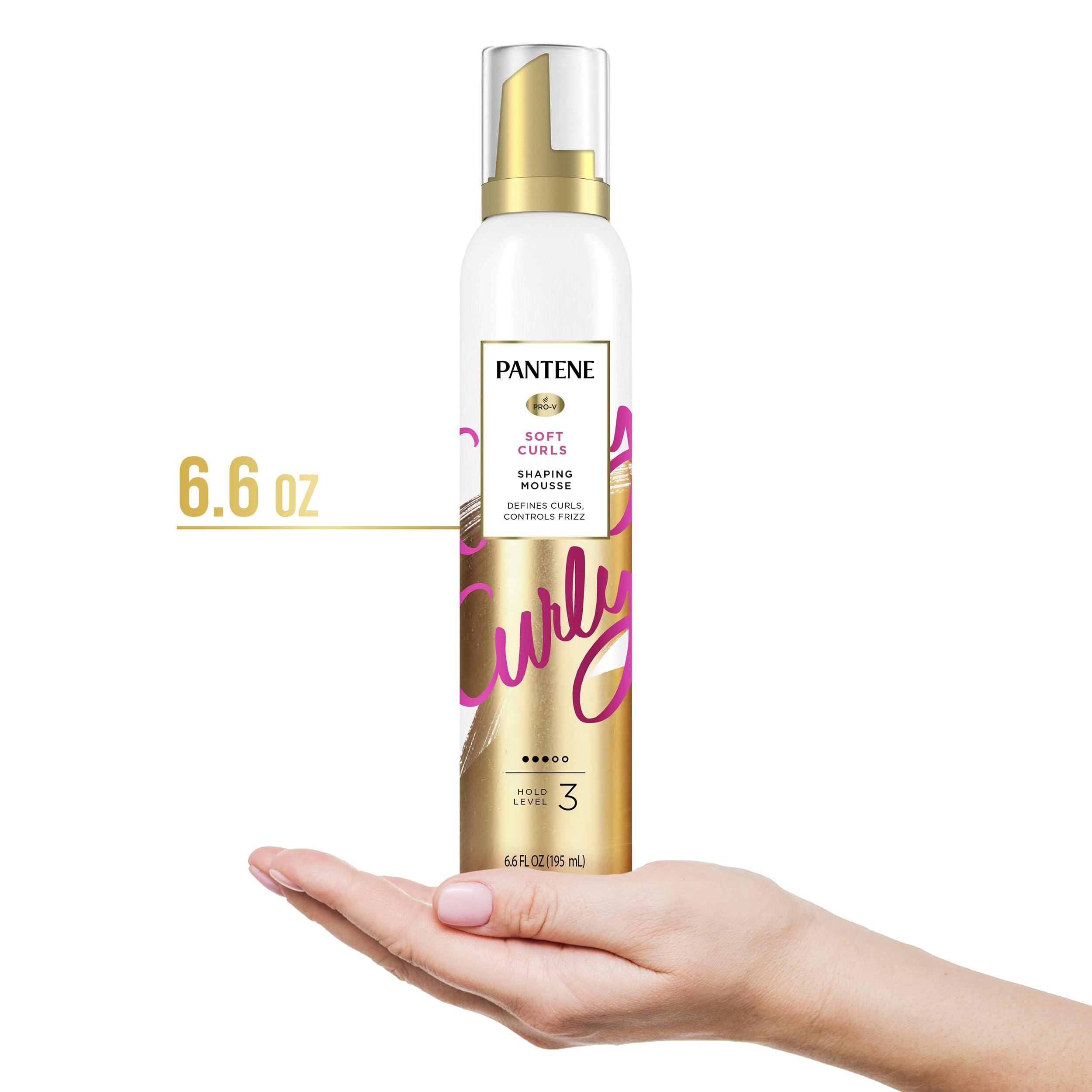 Pantene Pantene Pro-V Curl Mousse to Tame Frizz for Soft, Touchable Curls, 6.6 oz