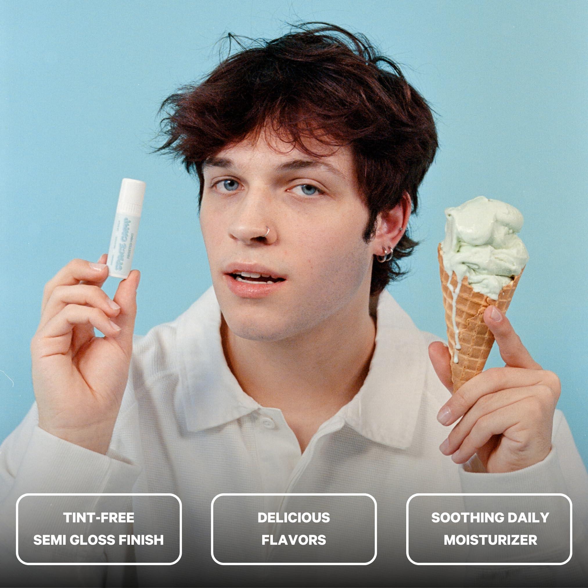 Space Camp Space Camp Wellness Jumbo Lip Balm - Frosted Mint Organic Flavored Balm (2 Pack)