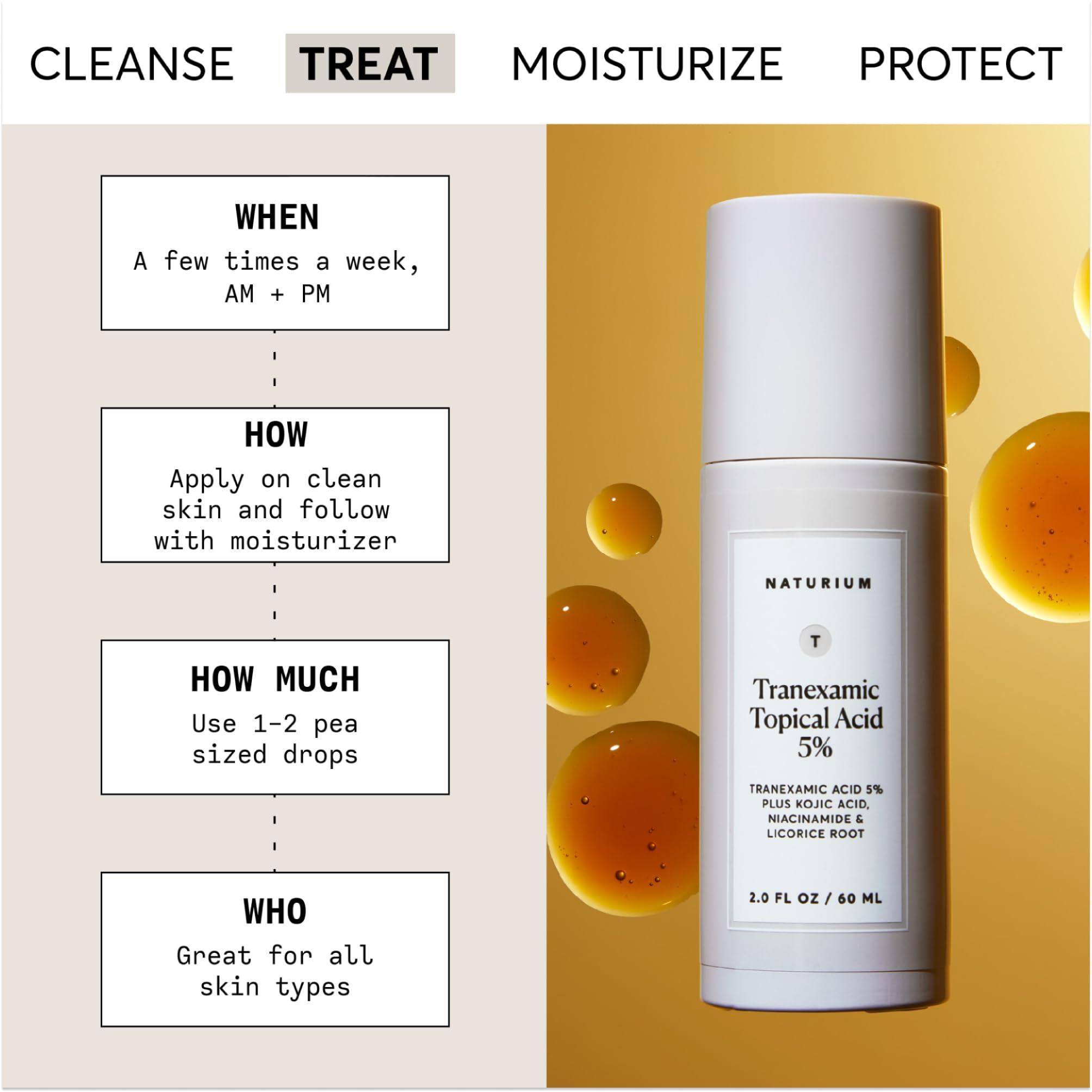 Naturium Naturium Tranexamic Topical Acid 5% Jumbo, Face & Skin Care with Kojic Acid, Niacinamide & Licorice Root, 2 oz