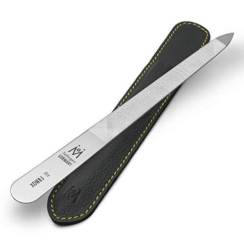 GERmanikure GERMANIKURE Original Triple Cut Metal Nail File, Double Sided FINOX Stainless Steel, Ethically Made in Solingen Germany