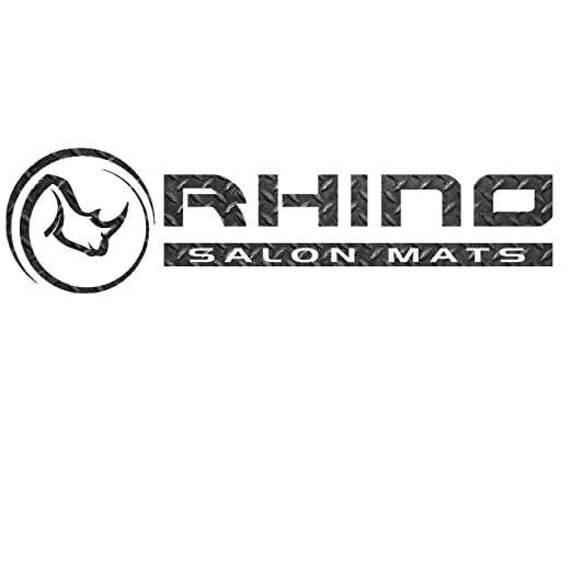 Rhino Mats Rhino Hide Salon Mat 3\' x 3.5\' (Rectangular, Gray 1/2\'\' Thick)