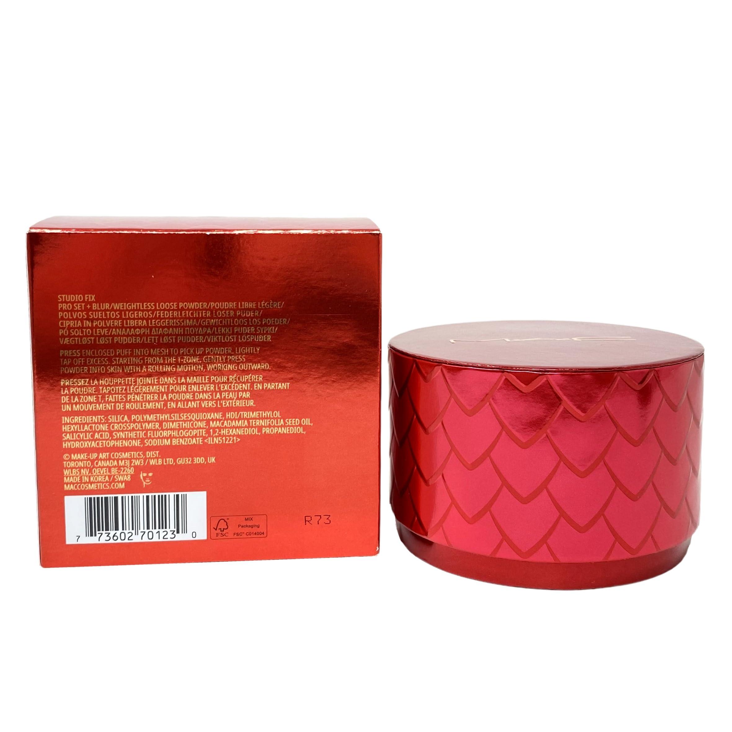 MAC M.A.C Cosmetics Lovestruck Luck Collection Studio Fix Pro Set + Blur Weightless Loose Powder - Translucent - .70 oz / 20 g