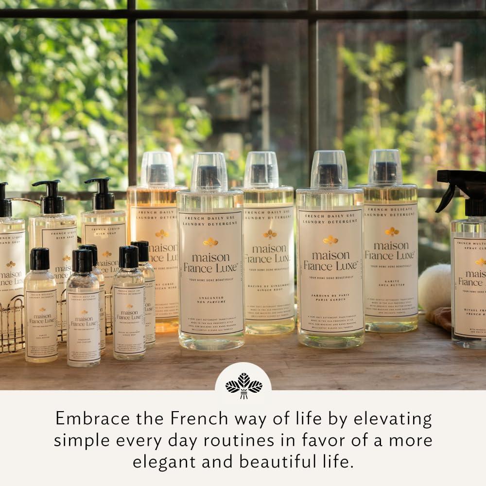 Maison France Luxe Maison France Luxe French Liquid Hand Soap, 400ml, Ginger Grapefruit - Soft Hand Wash that Hydrates and Cleanses - Biodegradable Liquid Soap, Plant-Based, Paraben-Free& Non Toxic Hand Soap