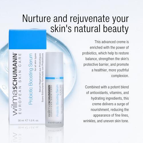 WILMA SCHUMANN Wilma Schumann Probiotic Boosting Serum for Face, Soothing Facial Serum, 1 oz