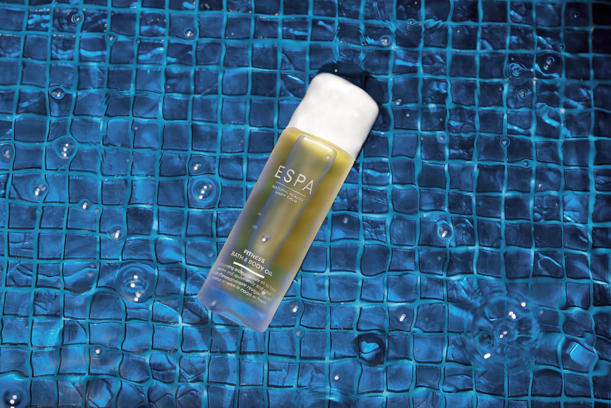 ESPA ESPA | Fitness Bath and Body Oil |100ml | Magnesium & Ashwagandha | Eucalyptus, Clove Bud & Lavender | Menopause-friendly