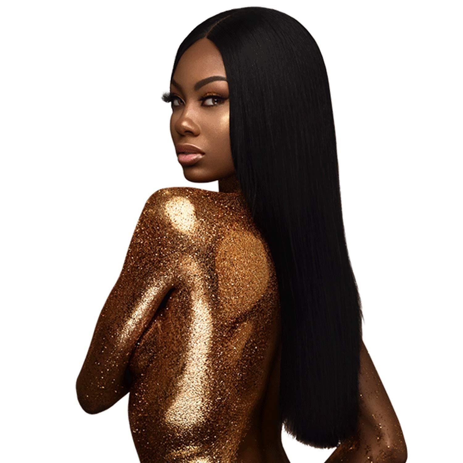 Sensationnel Sensationnel Empire gold yaki weave - human hair for weaving and sew in styles (10 inch, 1 JETBLACK)