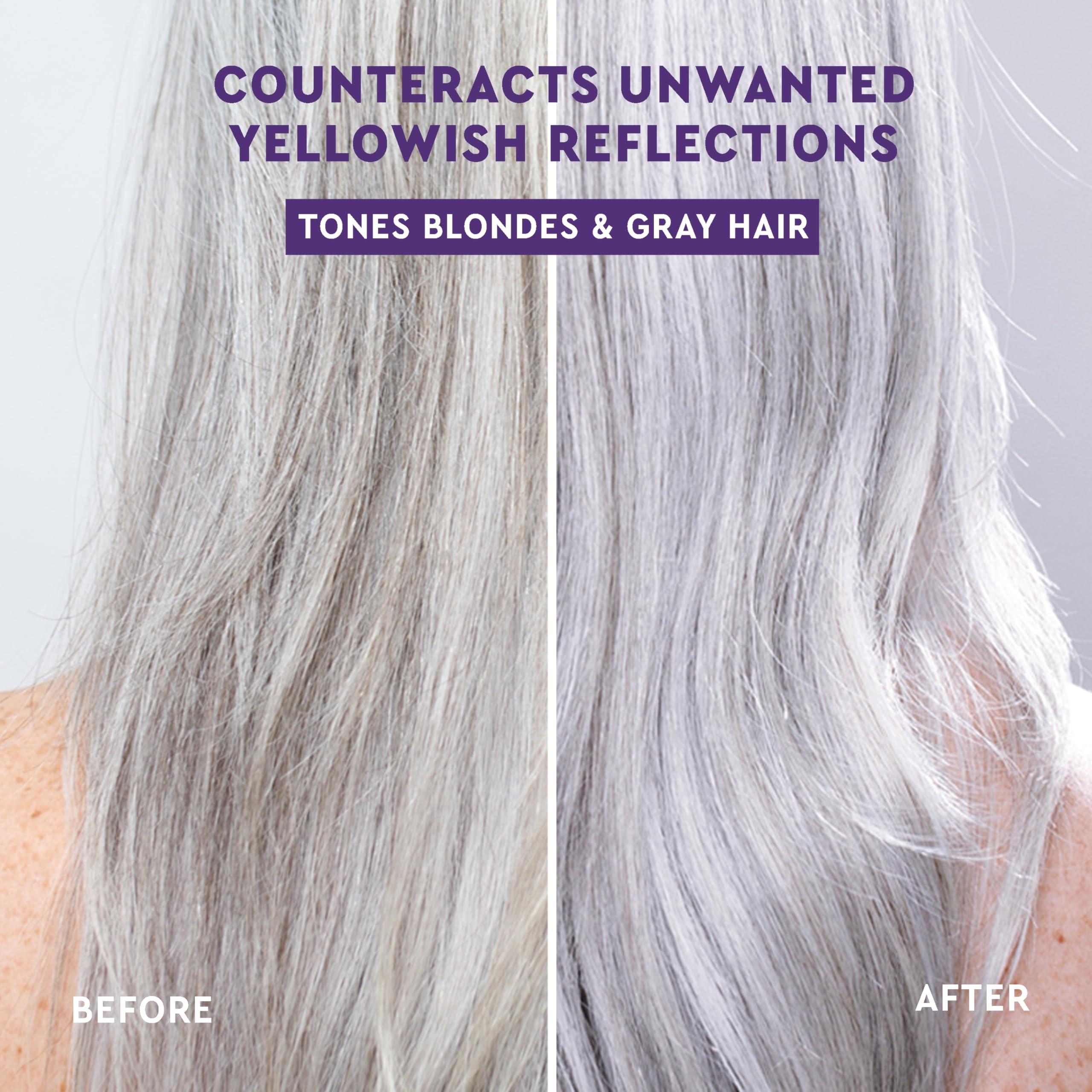 LA PUISSANCE LA PUISSANCE Silver Toning Purple Hair Mask for Blonde Hair & Gray or white Hair - Intense Hydration & Toning - Neutralizes Brassiness, Revives Shine, Softens & Hydrates - For Home and Salon Use