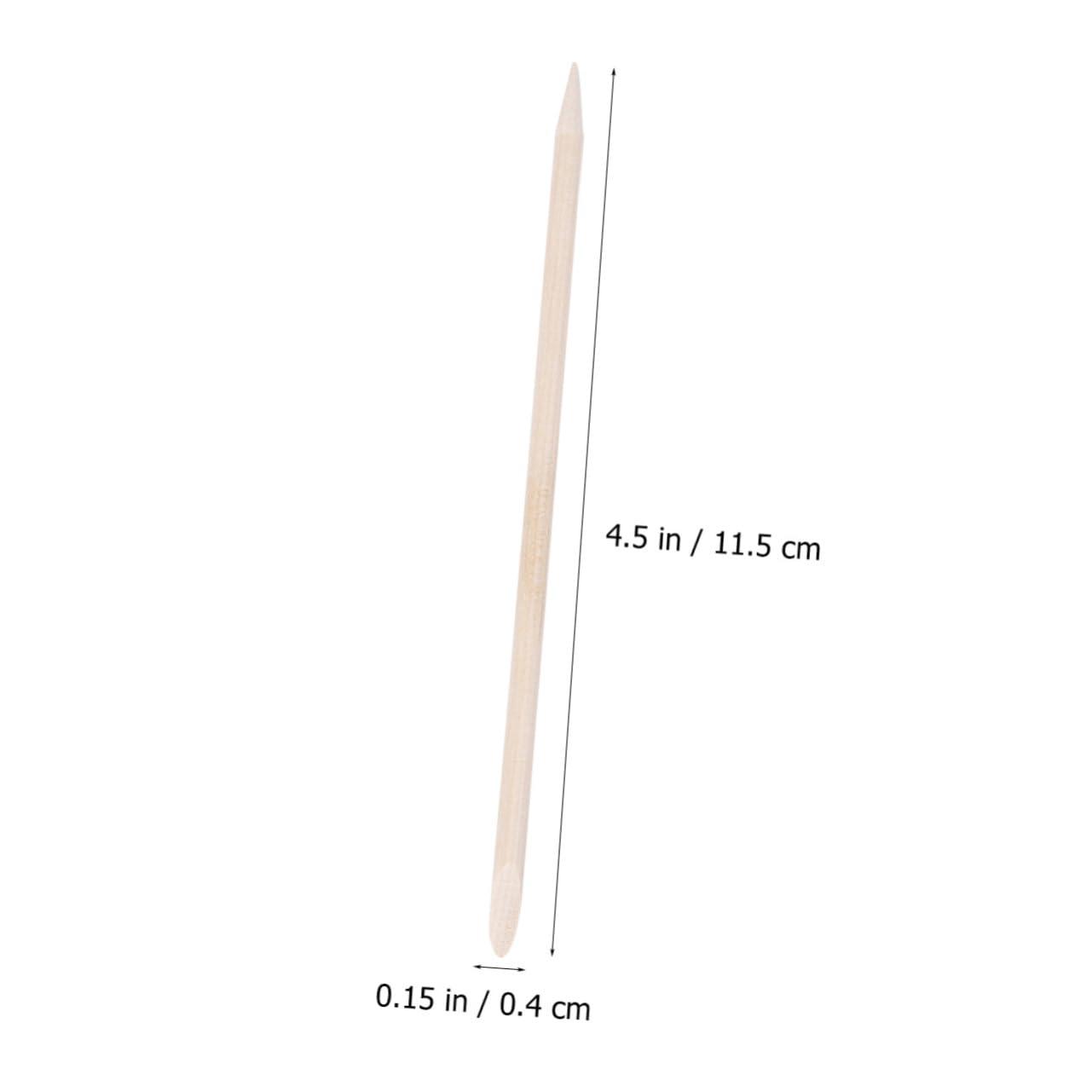 OHPHCALL OHPHCALL 50 Pack Nail Art Cuticle Pusher Dead Skin Remover Nail Cleaning Stick Manicure Pedicure Tools