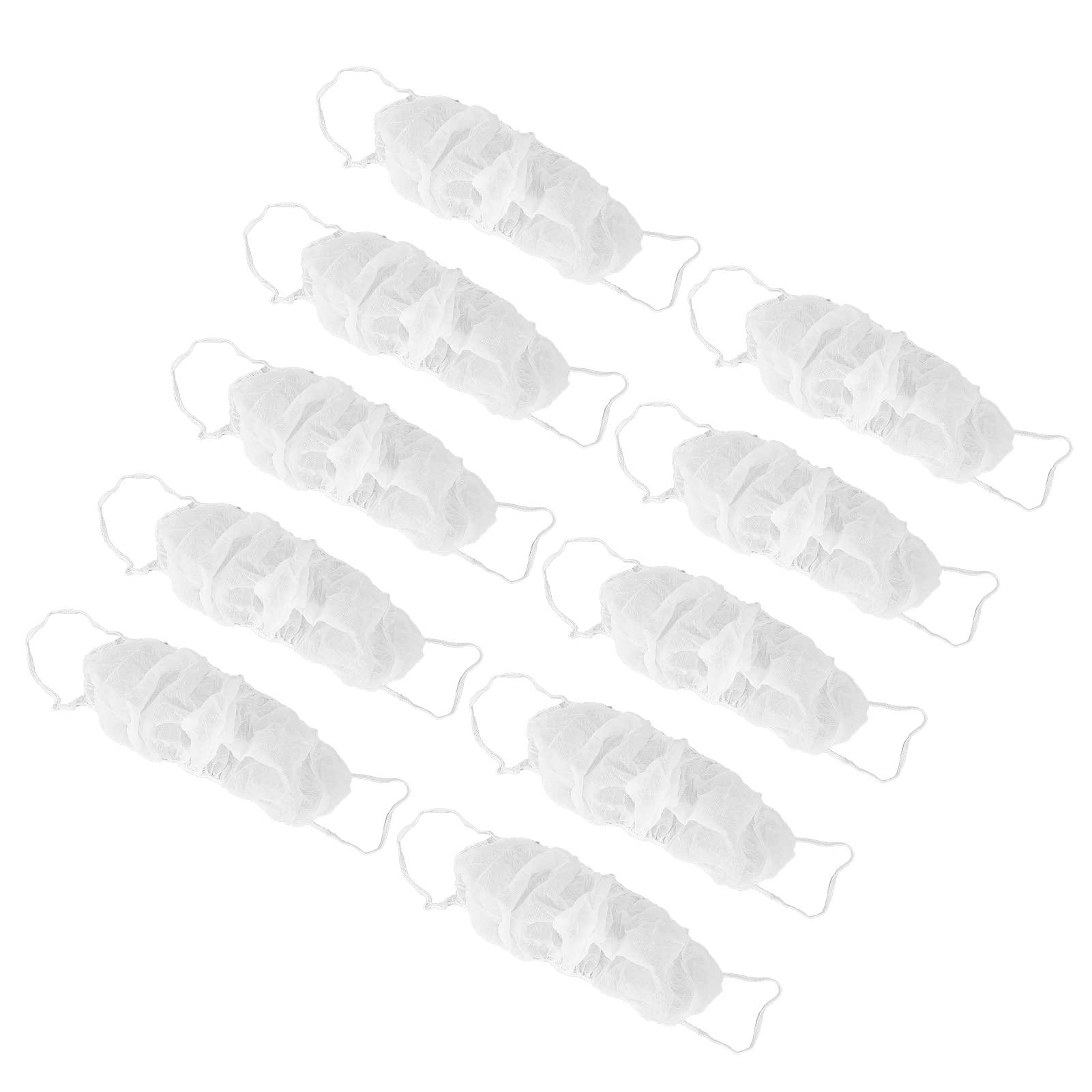 Brrnoo 10pcs Disposable Bras Non Woven Fabric Disposable Beauty Salon Brassieres Top Underwear, Women\'s Disposable Bras Disposable Spa Top Underwear Brassieres Tops for Women(White)