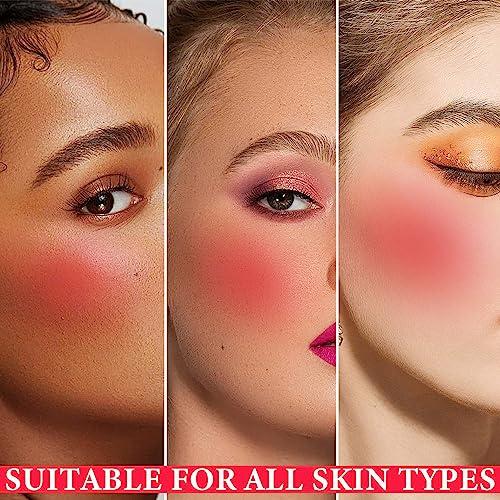 DuoZeng DuoZeng Cream Blush Stick with Brush,Double Head Blush Sticks for Cheeks Waterproof Cream Blush Makeup Stick Long Wearing Multi-Stick Blush for Lips,Cheeks & Eyes (#02 Rose Pink)