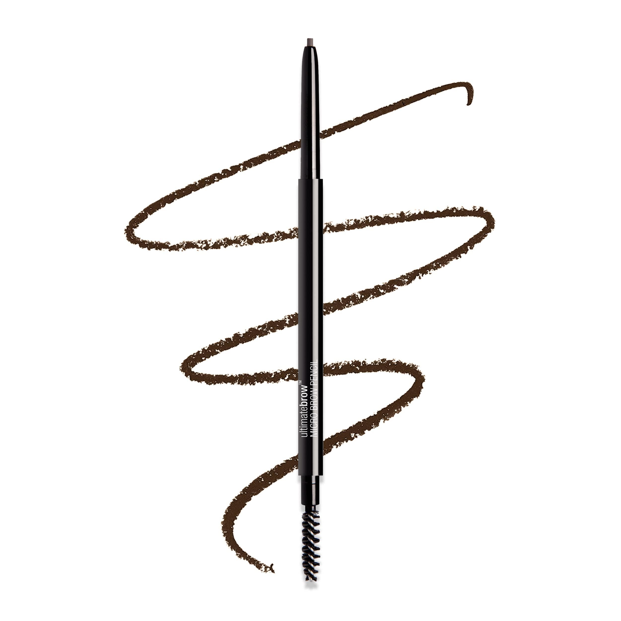 wet n wild wet n wild Ultimate Eyebrow Retractable Definer Pencil, Medium Brown & Ultimate Brow Micro Eyebrow Retractable Pencil, Dark Brown, Ultra Fine 1.5mm Tip, Draws Tiny Brow Hairs