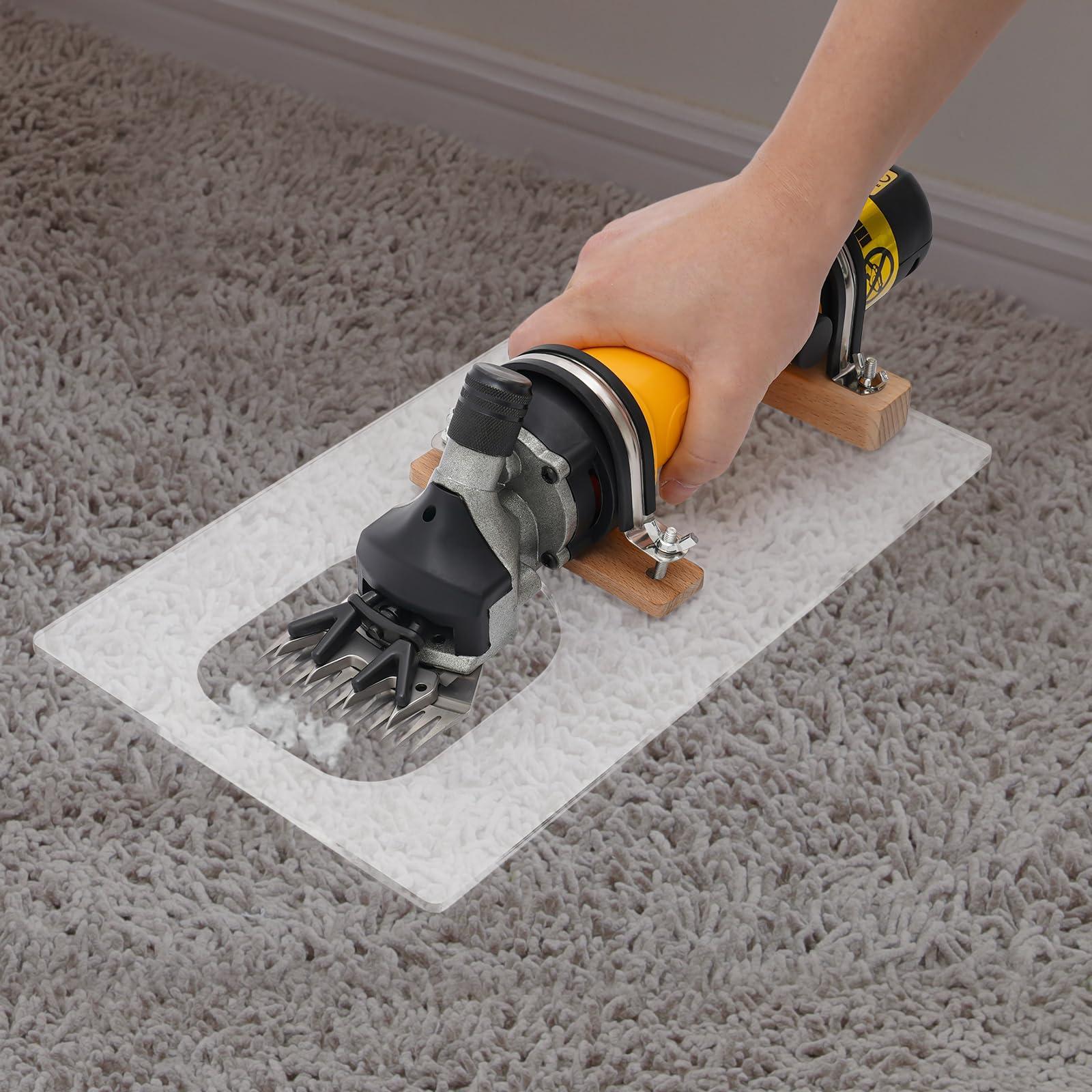 DilraTal DilraTal Portable Electric Shearing Clippers with Adjustable Speed 690W Professional Sheep Shears with Support Bracket for Shaving Fur Wool in Sheep Goats, 2800RPM 110V 50Hz