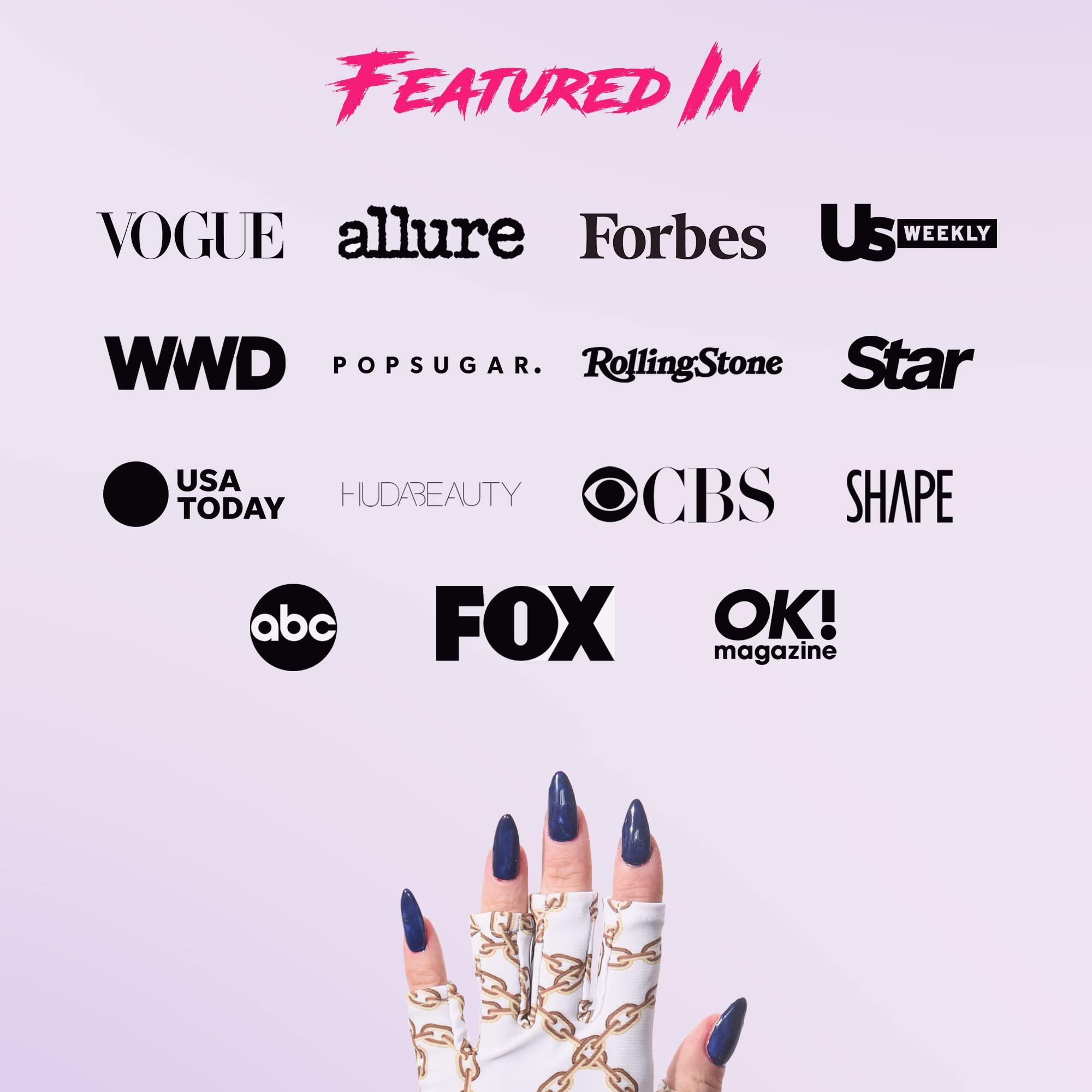 ManiGlovz ManiGlovz UV Protection Gloves for Nails - Royal Blue, One Size Fits All