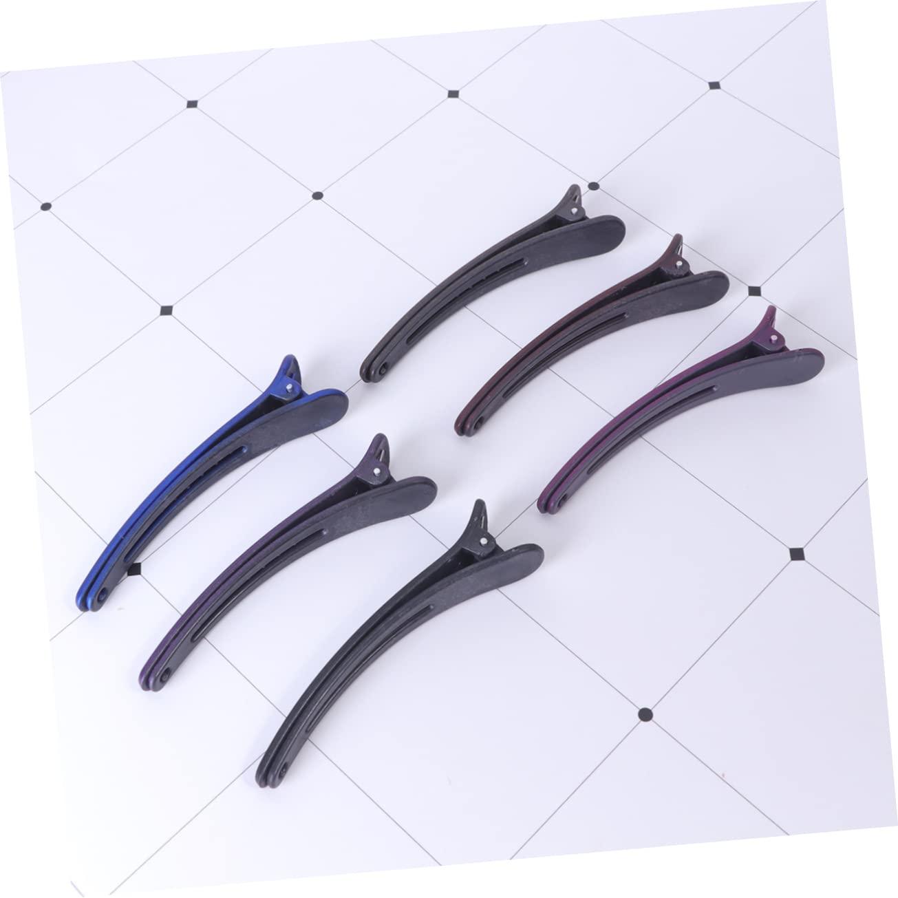 CALLARON CALLARON 12pcs Frosted Hair Clips Hair Barrettes Duck Billed Hair Clips Women Hair Clips Glossy Hair Clips