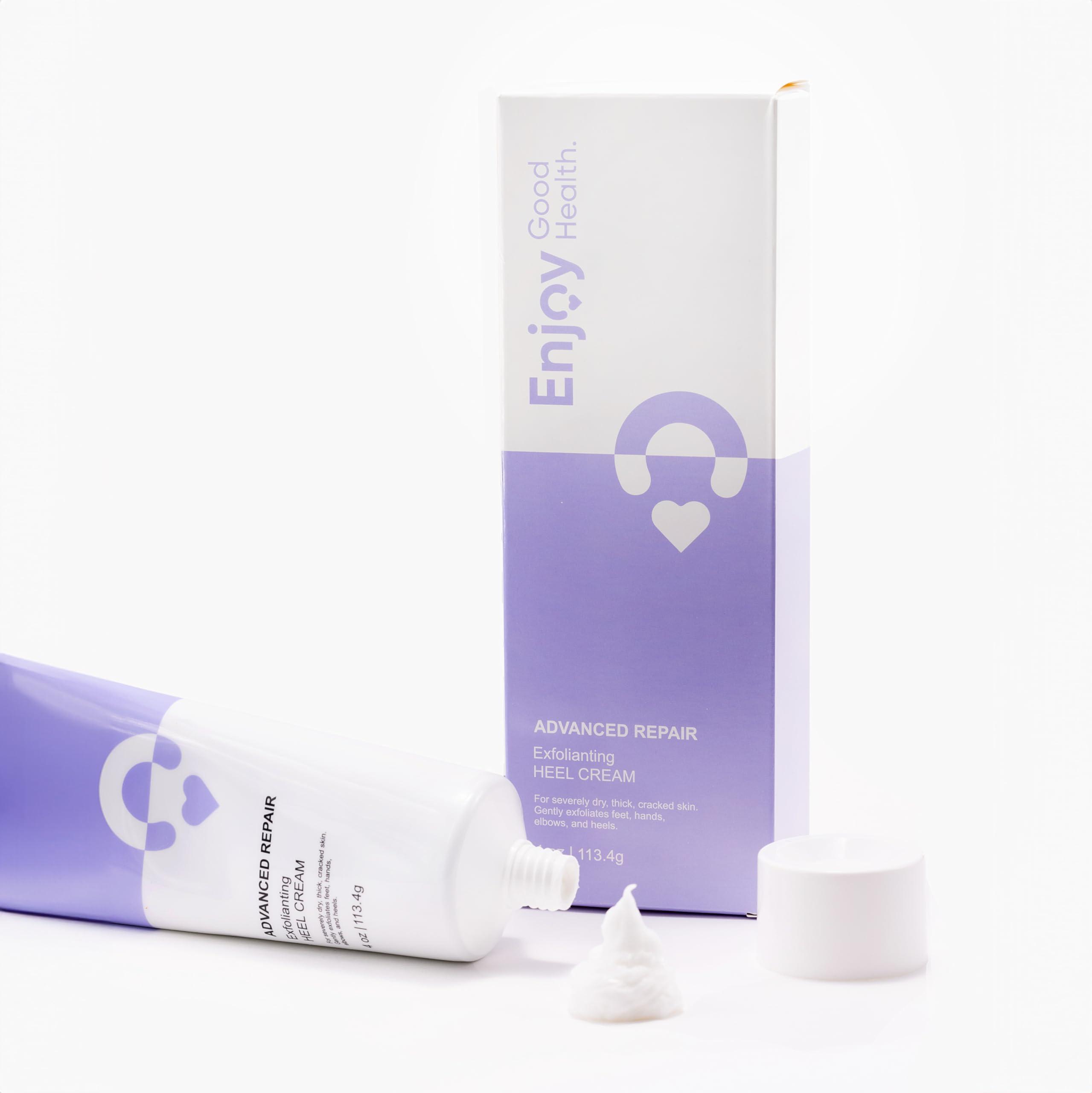 Enjoy Good Health. Enjoy Good Health. Urea 40% Cream for Dry, Cracked, Rough Feet, Hands, Elbows, Knees. Softens calluses and repairs skin barriers. Moisturizes and Hydrates.