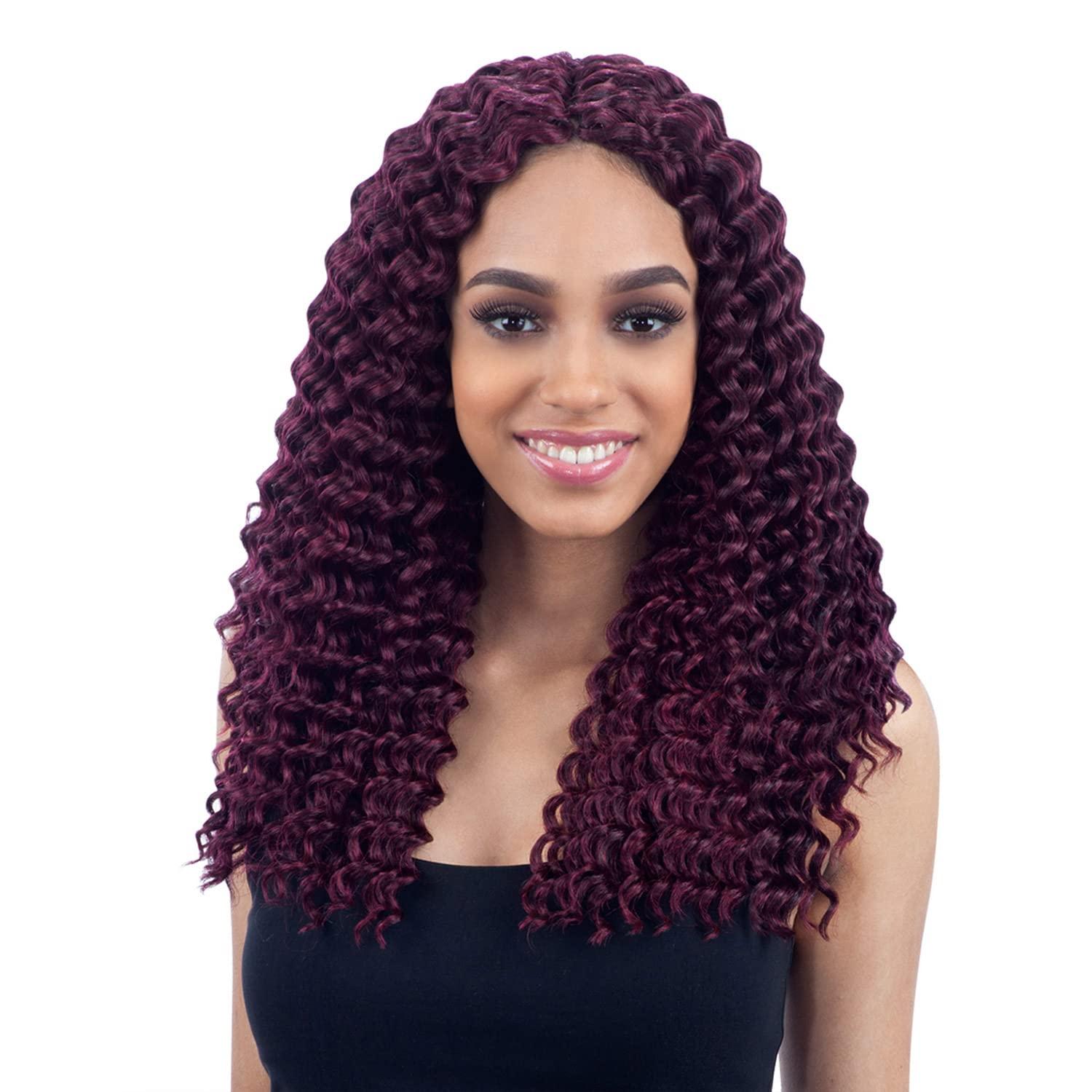 FreeTress Braids FreeTress Braids Synthetic Hair Crochet Braids Deep Twist 14inch (1-pack, OT350)
