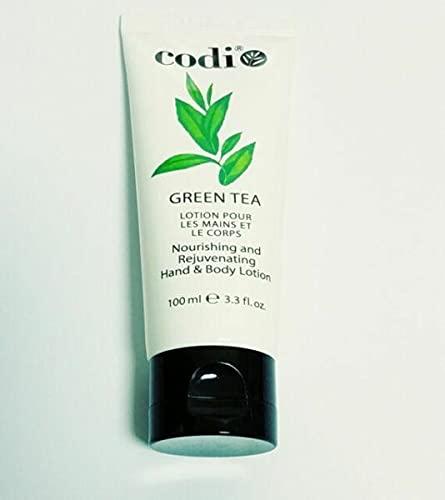 CODi Codi Green Tea Lotion - Green Tea Body and Hand Lotion for Women and Men - Green Tea Body Lotion with Wonderful Green Tea Scent - Less Greasy and Quick Absorbent - 1 750ml Bottle and 2 100ml Tubes