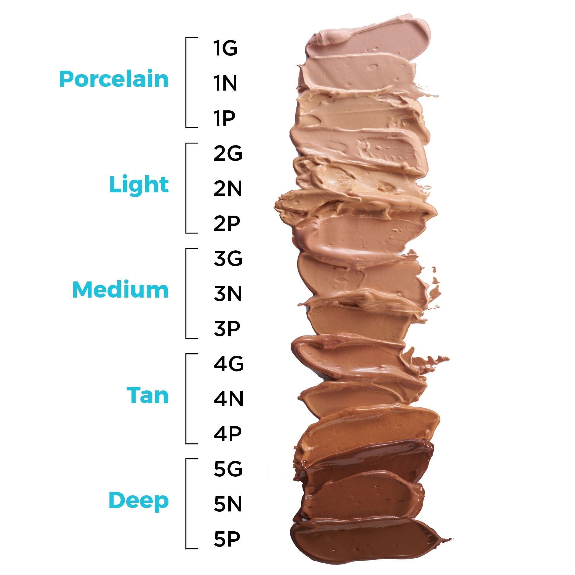 Veil Cosmetics Veil Cosmetics Complexion Fix Liquid Foundation  Buildable Coverage  Water-Resistant, Hypoallergenic, Oil-Free, Cruelty-Free & Vegan  Lightweight & Brightening  Long Lasting (3G Medium Gold)