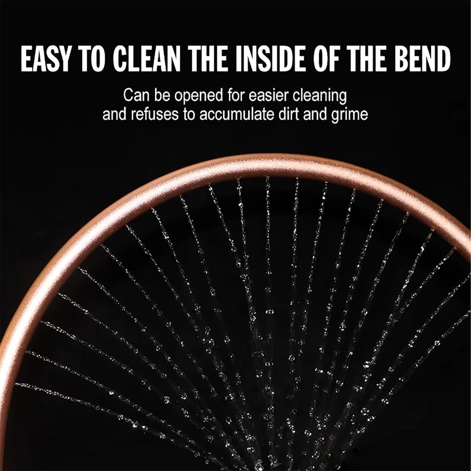 FXNFXLA FXNFXLA Japanese Head Spa, Head Hair Salon Water Circulation Waterfall Basin Attachment Rack, 180 Arc Design, 21 Water Outlet Holes, Massage Salon Equipment