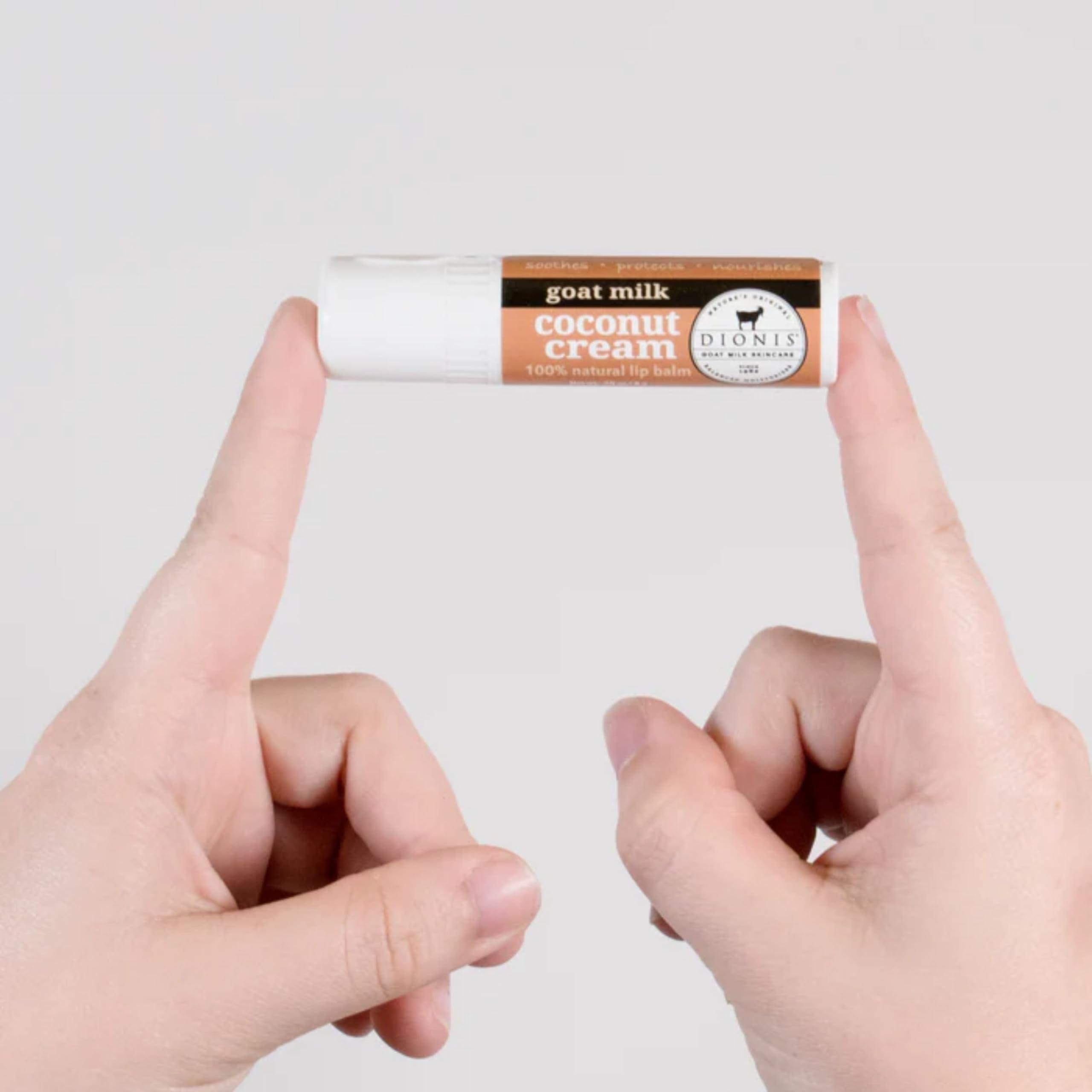 Dionis Dionis Goat Butter Overnight Lip Mask & Lip Balm Kit - Goat Milk, Jojoba & Moringa Oils Moisturize & Repair Chapped Lips Overnight while Lip Balm Keeps Moisture Locked In All Day, Creamy Coconut