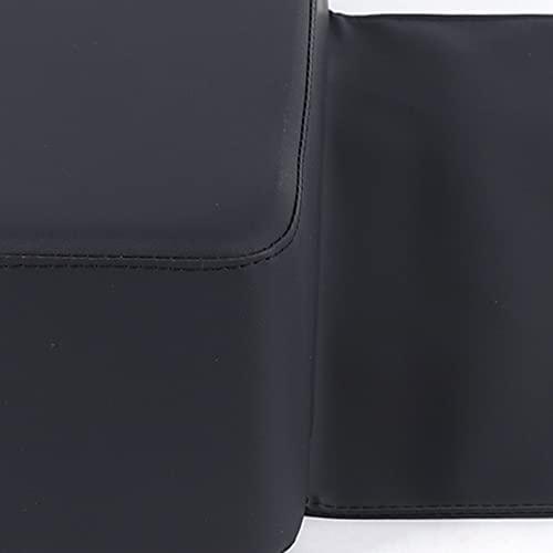YIYIBYUS YIYIBYUS Black Barber Salon Child Booster Seat, 13.5cm Thick Leather Cushion Hair Styling Nail Salon Equipment Hair Salon, Nail Salon
