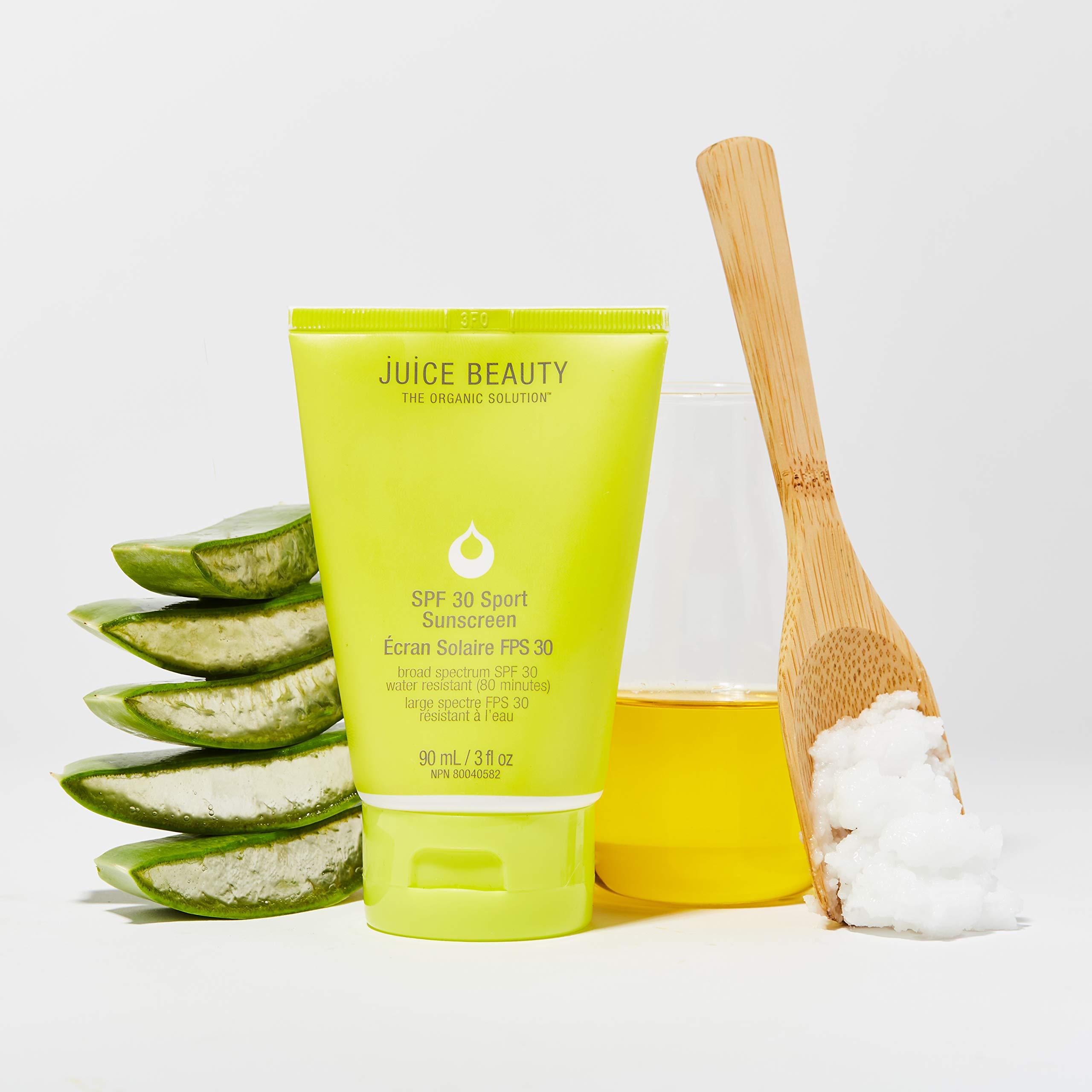 Juice Beauty Juice Beauty SPF 30 Sport Sunscreen - 90 mL - Protects Against UVA/UVB Rays - Water + Sweat Resistant Up to 80 Minutes - All Ages + Skin Types - Vegan, Cruelty Free
