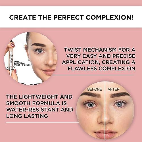 ARTDECO ARTDECO Perfect Teint Concealer - Neutral Light N12 - Light-Reflecting Concealer with Brush Applicator - No Signs of Tiredness - Medium Coverage - Water-Resistant - Long Lasting - Makeup - 0.07 Fl Oz