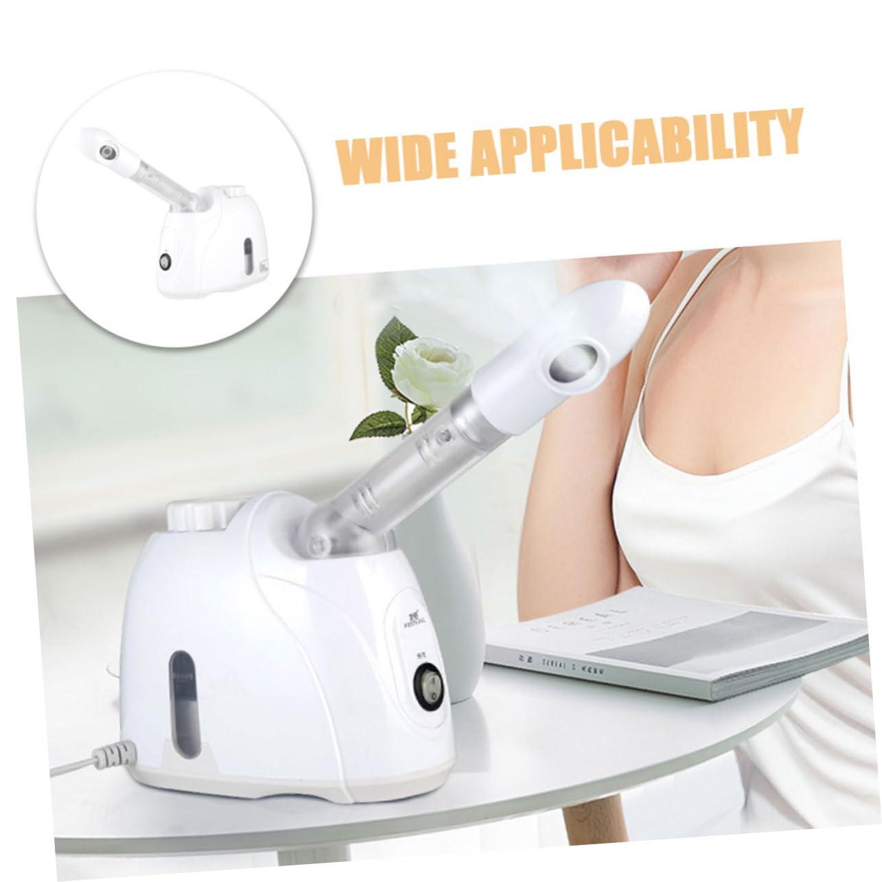 ASAKKURA ASAKKURA 1 Set Facial Steamer Face Steamer Machine Steamer for Face Spa Steamer Face Towel Steamer for Facials Face Steamer for Deep Cleaning Nasal Steamer Hair Steamer Handheld White PC