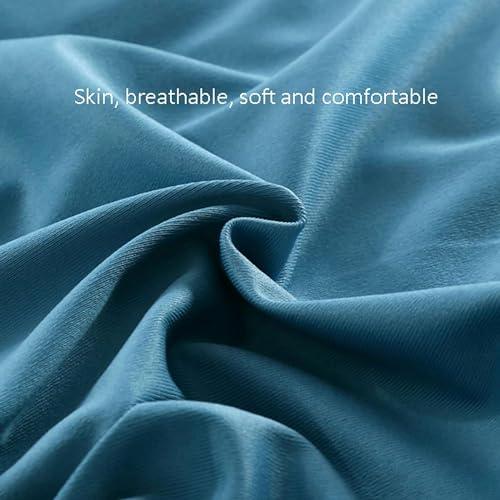 YGNJH YGNJH Fine Massage Table Skirt Bed Cover with Hole, Coral Velvet Beauty Bed Cover Four-Piece Crystal Velvet Winter Warm High-end Home Simple Luxury Massage Bed Sleeve, 80190cm, Purple