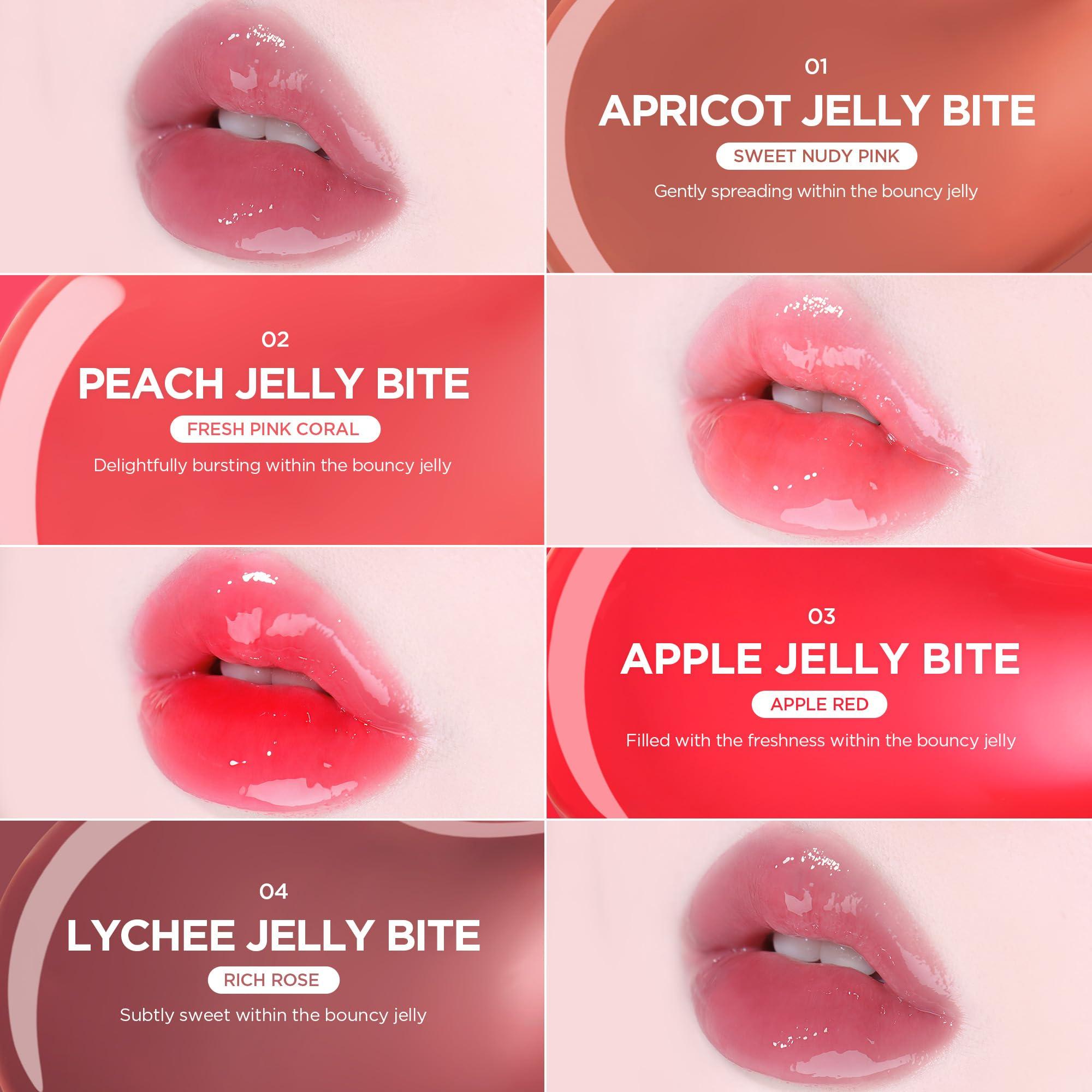 lilybyred lilybyred Jelly Balm Lip Gloss(01_Apricot) - Enriched with Collagen & Nourishing Oils