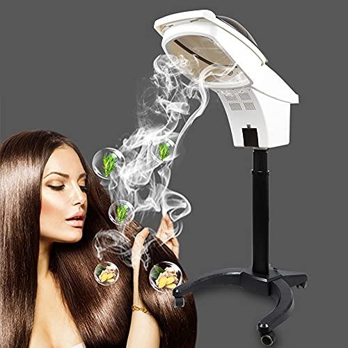 TBVECHI Ultrasonic Hair Steamer with Micro Mist and 3 Modes - Ozone SPA Styling and Treatment for Salon, Rolling Floor Stand Base (US Stock)