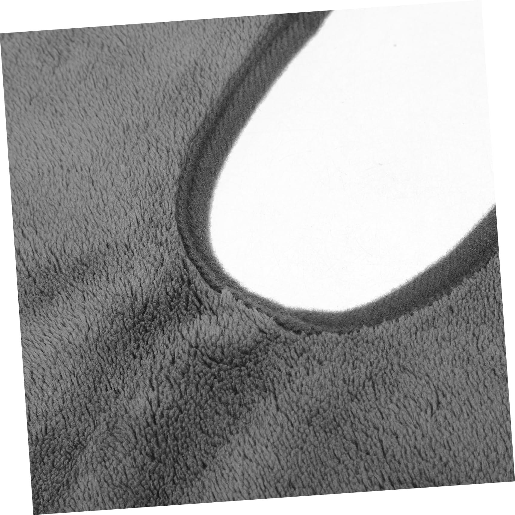 FOMIYES FOMIYES 2pcs Beauty Towel Facial Cleansing Towels Bath Towel Facial Towel Head Towels for Wet Hair Salon Used Towels Hand Towels Face Towels Towel for Hair Wrapping Dark Grey Coral Fleece