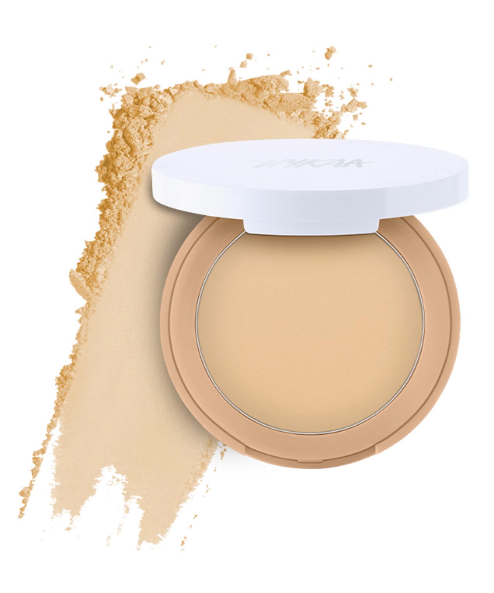 NYKAA Nykaa Cosmetics All Day Matte Compact Powder - Face Powder for Flawless Finish - Pressed Powder Infused with Vitamin E - 03 Beige - 0.28 oz