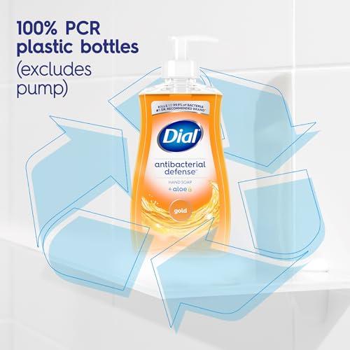 Dial Dial Antibacterial Liquid Hand Soap, Gold, 11 fl oz (Pack of 4)