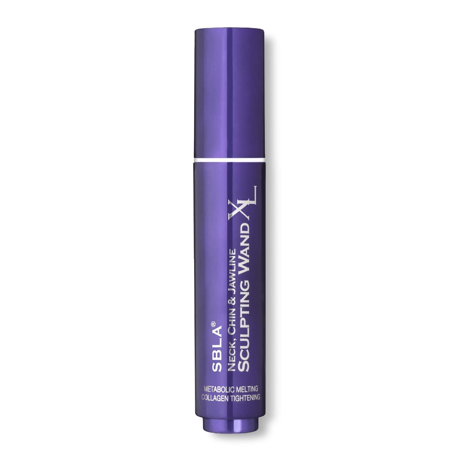 SBLA SBLA Beauty - Neck, Chin & Jawline Sculpting Wand XL - 0.7 Fl Oz / 20ml - Anti-Aging Face Serum - Melts Neck Fat, Lifts Under the Chin and Jowls, Sculpts & Reduces Lines - Boosts Collagen Production