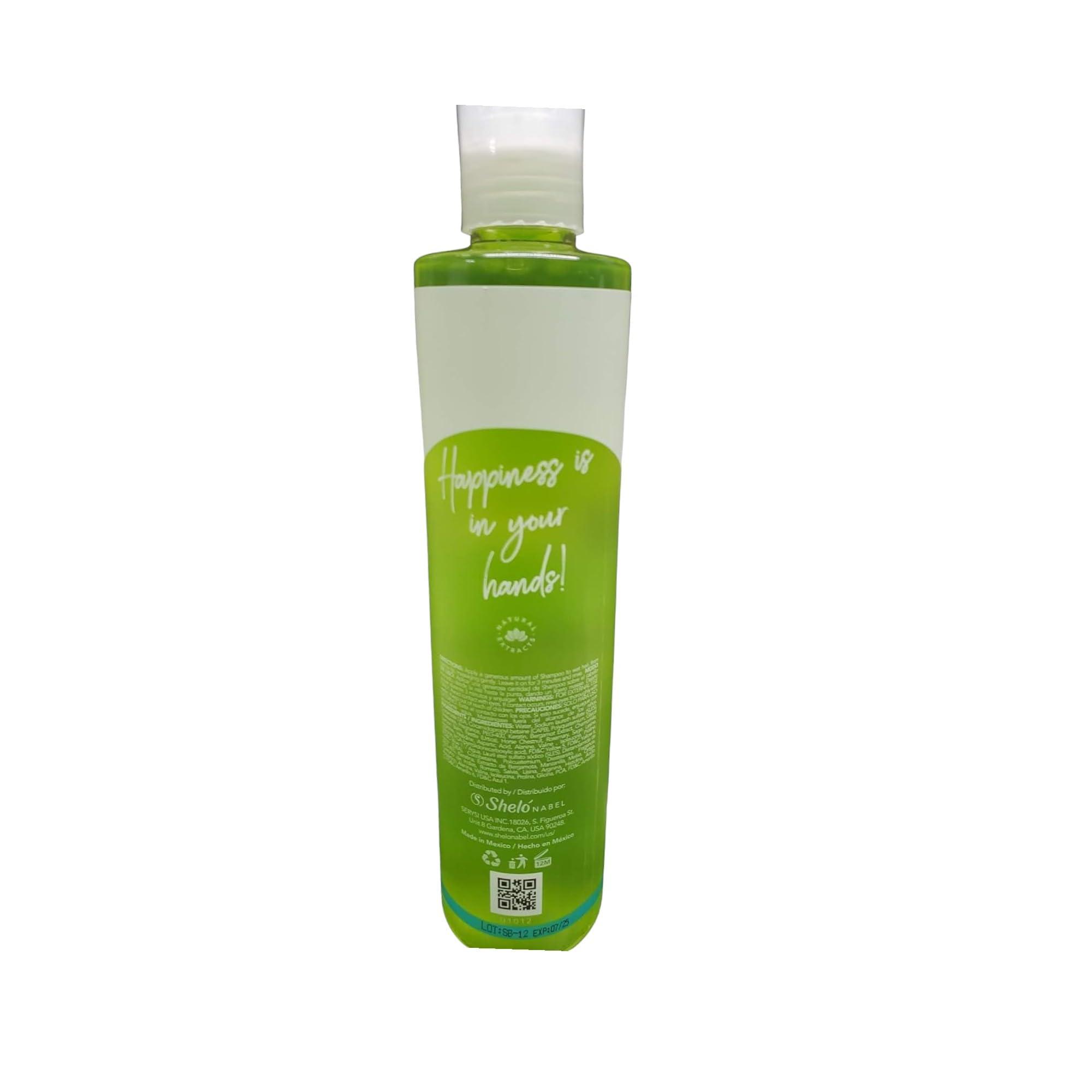 Sheló NABEL Shel NABEL Bergamot Shampoo Caida de Cabello Fragil Quebradizo Champu Bergamota