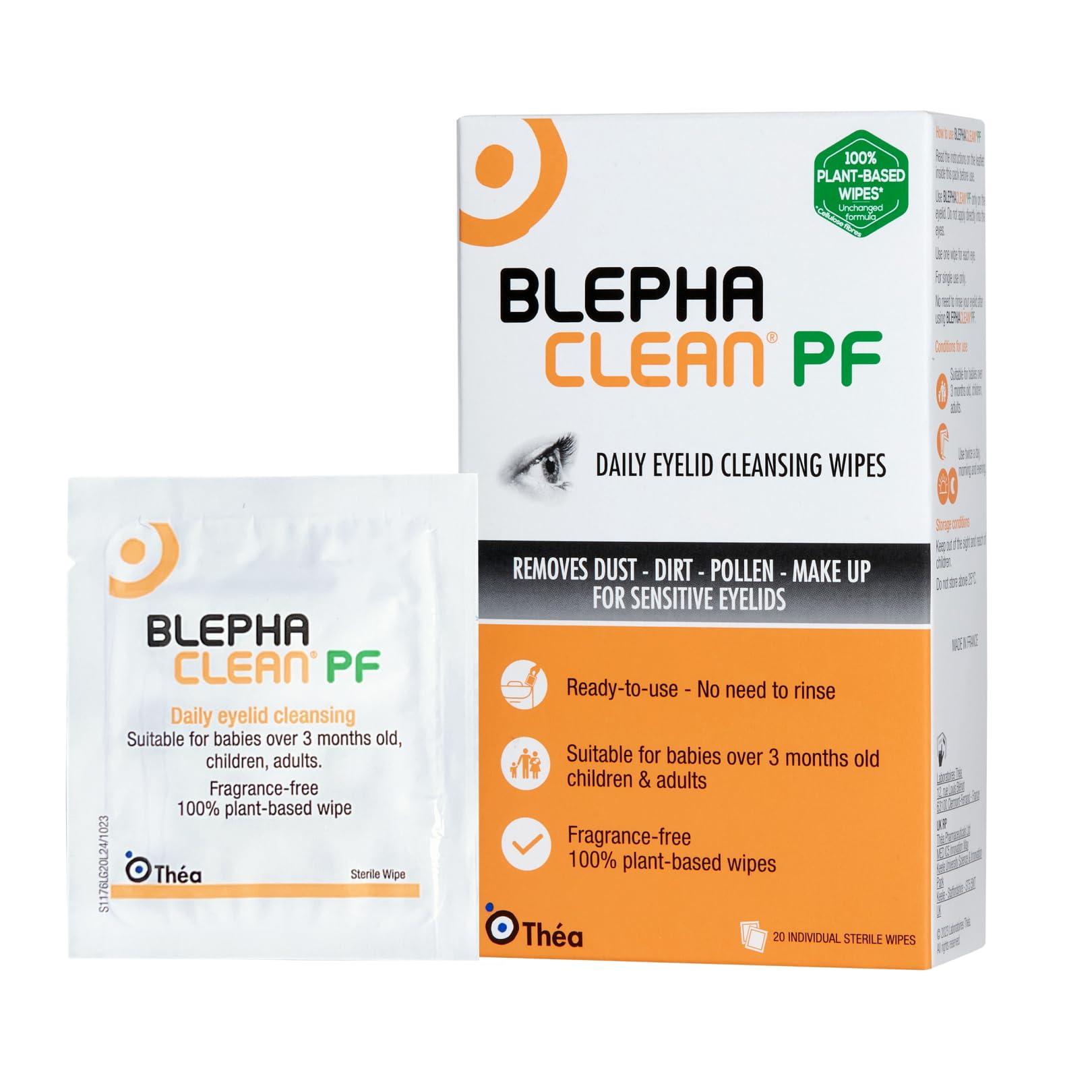 Blephaclean Blephaclean 60 Sterile Eyelid Wipes For Blepharitis Freepost