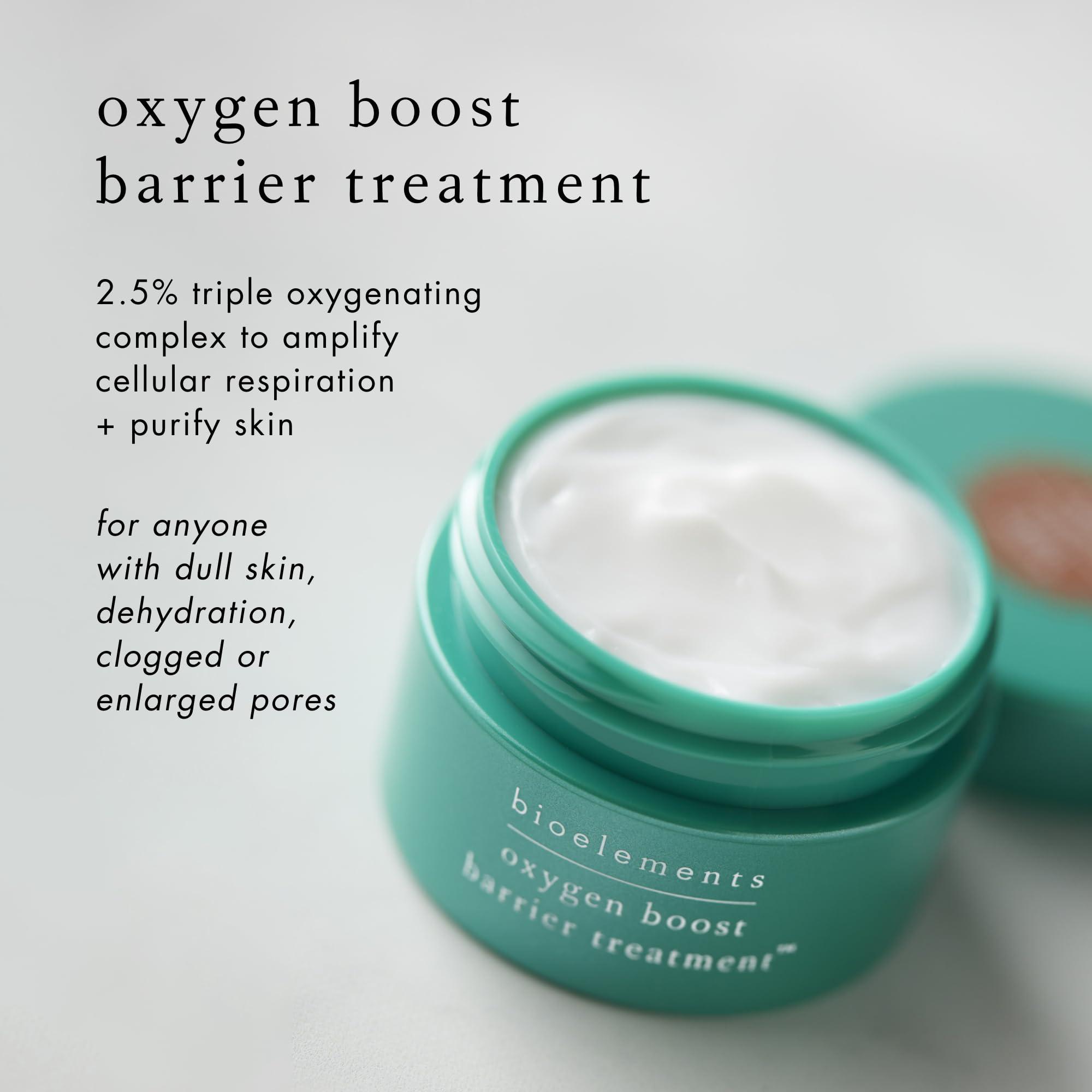 Bioelements Bioelements Oxygen Boost Barrier Treatment - 2.5% Triple Oxygenating Complex to Amplify Cellular Respiration + Purify Skin - Never Tested on Animals - 1 oz