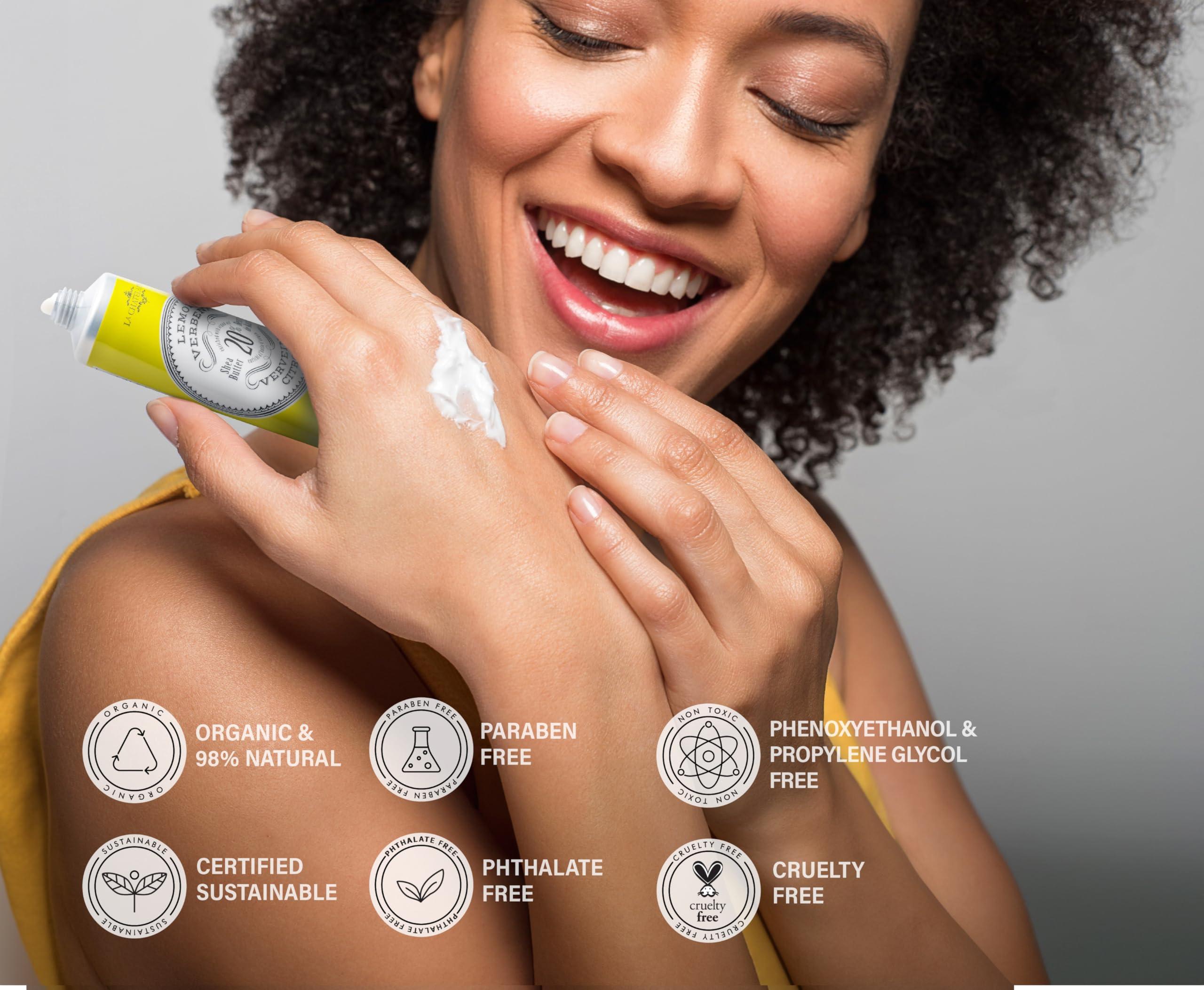 La Chatelaine La Chatelaine Hand Cream Trio Tin, Mothers Day Gift Set, Natural Hand Lotion, Made in France with 20% Organic Shea Butter, Nourishing (Lavender, Lychee Bilberry & Lemon Verbena) 3 x 1 fl oz