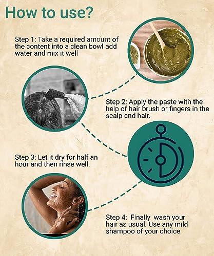 Generic Hair Pack/Mask Powder for Dandruff, Hair Fall and Hair Growth | Natural, Aromatic, Ayurvedic Hair Mask with Herbal Ingredients Hibiscus, Neem, Bhringraj, Onion & Amla