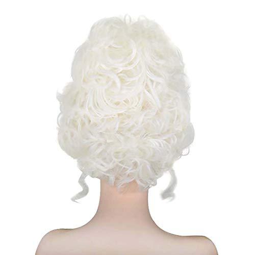 Wraith Of East 18th Century Baroque Marie Antoinette Wigs Ladies Adult Halloween Cosplay Accessories (Ivory)