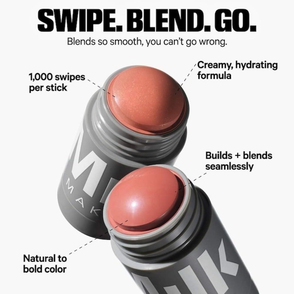 Milk Makeup MILK MAKEUP Lip + Cheek MVPs Cream Blush Stick Set Rally - mauve with shimmer, Quirk - spiced rose