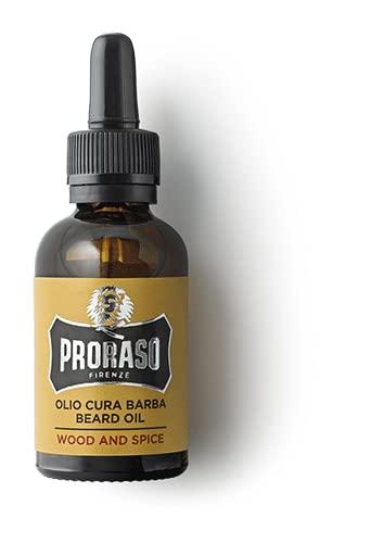 Proraso Proraso Beard Oil for Men to Tame, Smooth and Condition Beard Hair - Wood & Spice, 1 Fl Oz (Pack of 1)