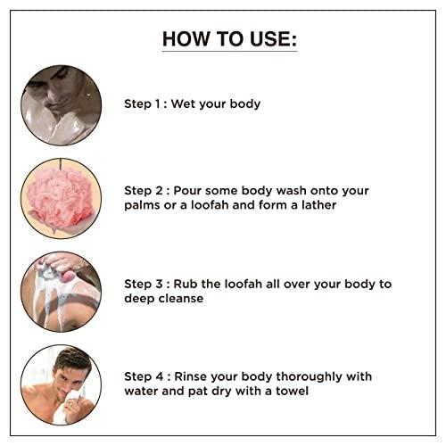 The Man Company The Man Company Activated Charcoal Body Wash - 250ml | Anti Pollution Body Wash for Deep Pore Cleansing | Removes Dirt & Impurities | Acne Control Shower Gel