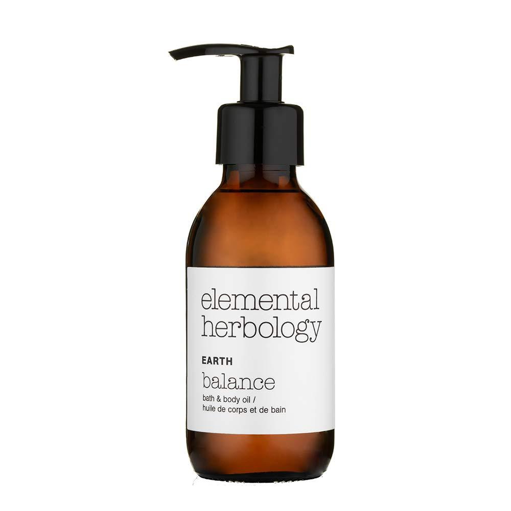 Elemental Herbology Elemental Herbology Harmony Bath & Body Oil, 5.0 Fl Oz- Bath Oil for Skin Nourishment - Mandarin, Lime, Cedarwood Essential Oils Blend for a Relaxing Bath - Cruelty Free
