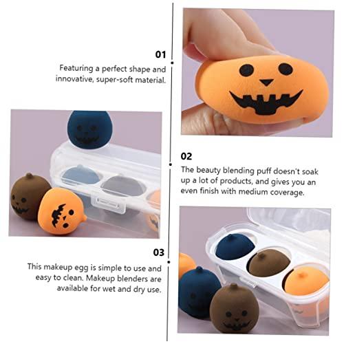Abaodam Abaodam 3pcs Halloween Makeup Egg Face Makeup Sponge Loose Powder Puff Foundation Beauty Puff Cream to Powder Foundation Facial Powder Puffs Hydrophilic Polyurethane Girl Filler Make up