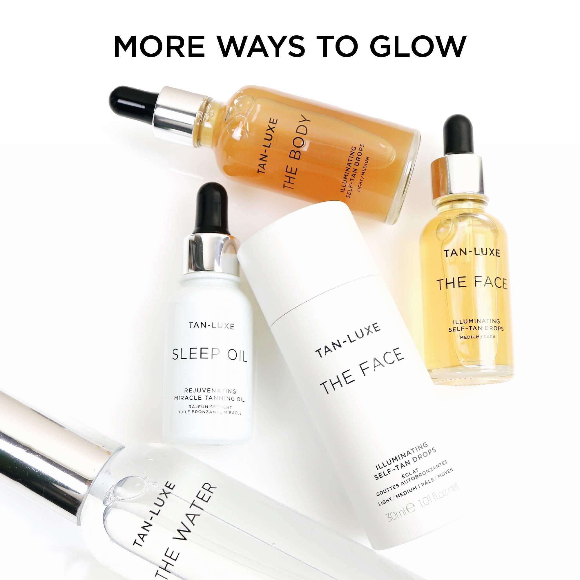 TAN-LUXE TAN-LUXE The Water - Medium/Dark - The Water Hydrating Self Tanner Mist - Vitamin Infused, Hydrating Tanning Water Mist - Cruelty & Toxin Free Spray Tanner